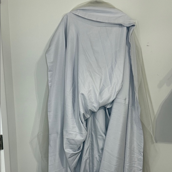 MISSACC Size M Chic White and Gray Lace Maxi Dress - Picture 10 of 11